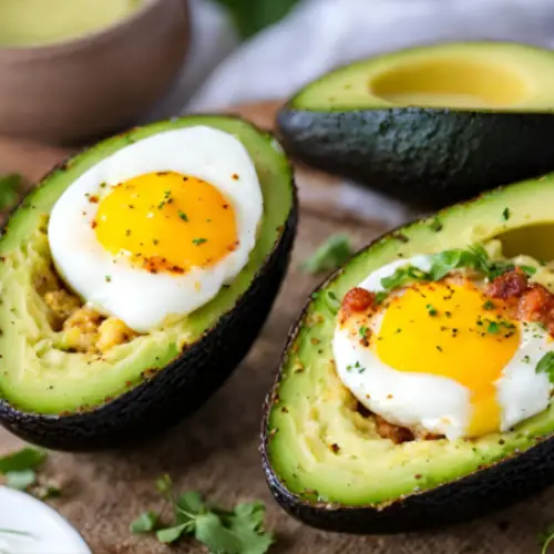 Baked Avocado Eggs