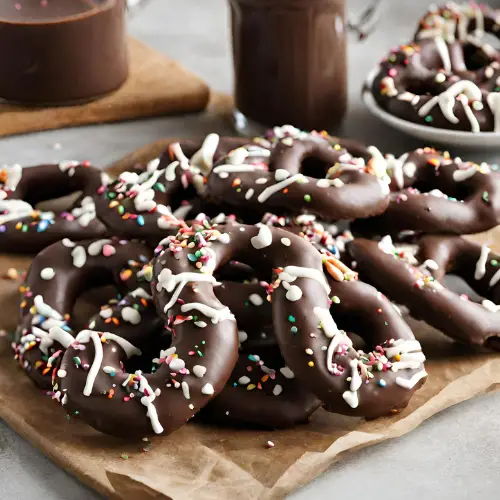 Chocolate-Dipped Pretzels