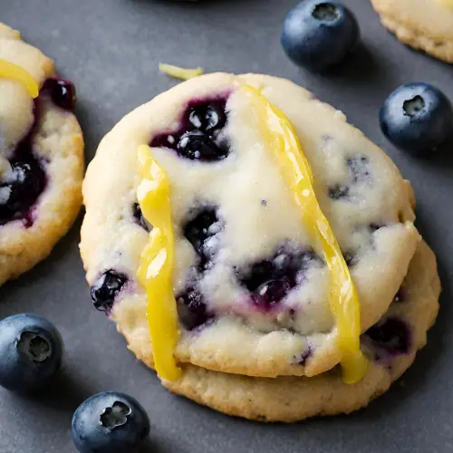 Classic Lemon Blueberry Cookies