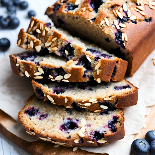 Blueberry Almond Whole Wheat Honey Oat Bread