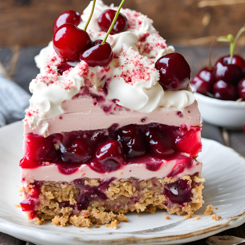 No-Bake Cherry Cake