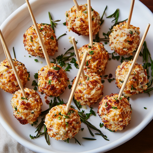 🧀 Cheese Ball Bites – The Ultimate Party Appetizer!