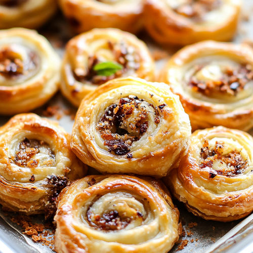 🥐 Puff Pastry Pinwheels – Easy & Delicious Appetizer!