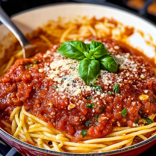🍝 The Best Homemade Spaghetti Sauce