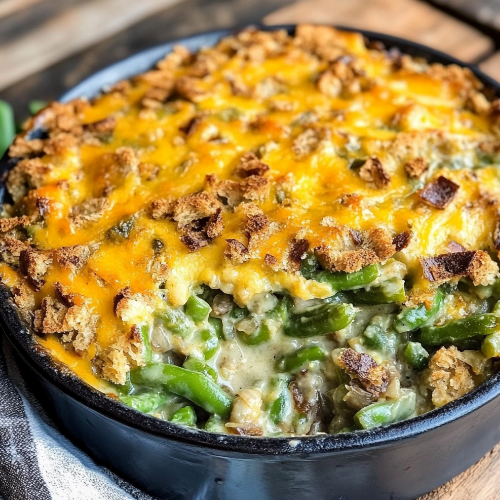 🥘 Paula Deen’s Green Bean Casserole