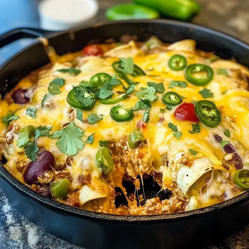 🌯 Dutch Oven Enchiladas
