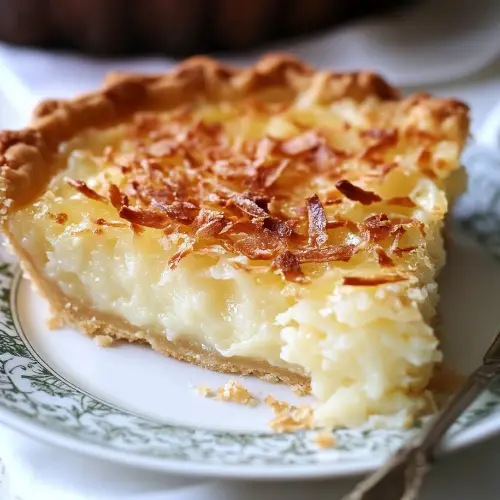 FRENCH COCONUT PIE