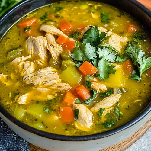 🍲 Aguadito de Pollo (Peruvian Chicken Soup)