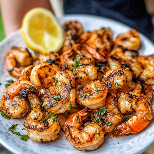 Best Marinated Grilled Shrimp