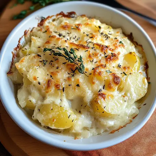 Potatoes Romanoff With Cheese